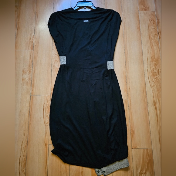 Nor Denmark Black Asymmetrical Dress Size 0 - Picture 2 of 7